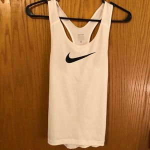 White Nike Tank Top